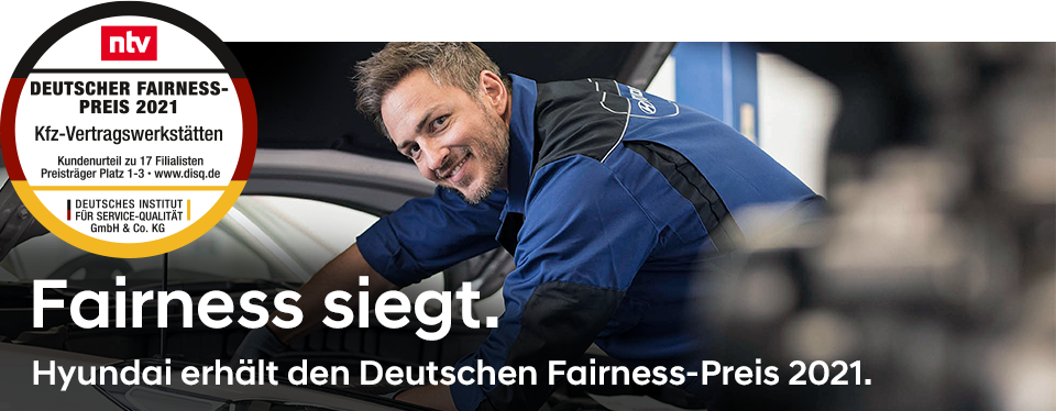 Hyundai erhält den Deutschen Fairness-Preis 2021
